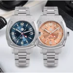 SN026-G-C GMT 39.5mm mechanical watch 100 meters waterproof self-design with HANGZHOU 6460 movement