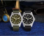 SN0137-G 38mm Stainless Steel Watch NH35 Mechanical Men Watches Military Simple Sapphire Crystal 10Bar