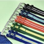 High Quality Universal Colorful Nylon Strap 20mm Watch Band Fashion Sports Strap 316L Buckle SN0116JSNY