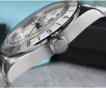 SN0135-G 39mm NH34 Diver GMT Watch Enamel black and white Dial Stainless Steel Automatic Mechanical watch Sapphire Luminous - Image 3