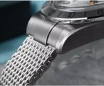 SN0135-G 39mm NH34 Diver GMT Watch Enamel black and white Dial Stainless Steel Automatic Mechanical watch Sapphire Luminous - Image 4