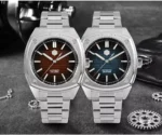 39.5mm mechanical watch 100 meters waterproof self-design with PT5000 and SW200 movement SN026-G-B1