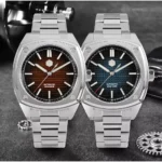 39.5mm mechanical watch 100 meters waterproof self-design with PT5000 and SW200 movement SN026-G-B1