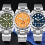 SN0054-G-C 39mm NH34 movement BB GMT Mechanical Watch 100M Water Resistant
