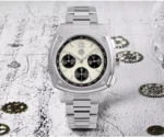 VK63 New SN026-G-JS 39.5mm Mens Sport Quartz Watch Stainless Steel Luxury Business Chronograph Waterproof Sapphire