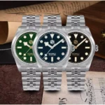 SN0107-B4 38mm PT5000/SW200 movement Vintage Snowflake Hands Men Watch Explore Climbing Series Mechanical with 10Bar BGW-9