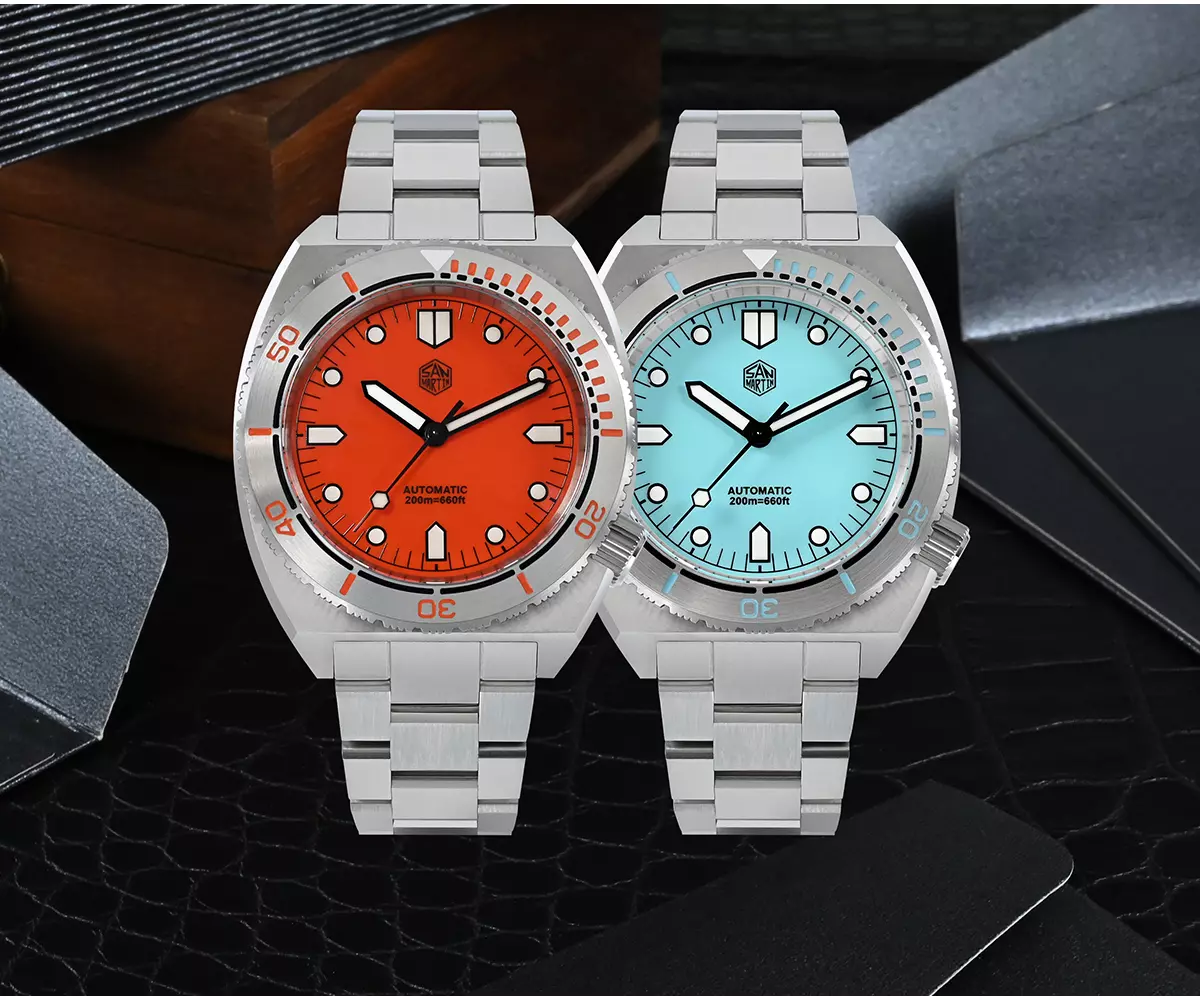 1-6.webp Watches Diver 40mm Fashion Men Watch Stainless Steel Bezel YN55 movement Sapphire 20 Bar BGW-9 Luminous SN067-G - Image 1