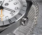 SN0135-G 39mm NH34 Diver GMT Watch Enamel black and white Dial Stainless Steel Automatic Mechanical watch Sapphire Luminous - Image 5