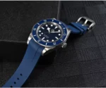 Fluorine Rubber Strap 20mm Curved End Links Watch Parts High Quality Waterproof Watch Band For BB58 SN008-G Series and BB GMT SN054-G models SF0008 - Image 7
