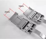 New Fly Adjustable Clasp Bracelet Parts Watch Clasp Suitable For 18mm/20mm Size 316L Stainless Steel Folding Clasp BK2041 BK1841 - Image 3