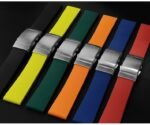 Imported Fluorine rubber diving strap 20mm/22mm waterproof watch strap F002