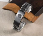 Jubilee Bracelet Stainless Steel Watch Parts For 20mm Curved End Links Fly Adjustable Clasp For SN0008 SN0128 SNBD-G0128