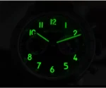 New SN0127-G-JS Retro Pilot VK64 Chronograph Men's Quartz Watch Bidirectional Bezel Business Vintage Waterproof Luminous - Image 2