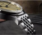 Watches 38.5MM Pilot Style Watch with NH35 movement C3 10Bar SN0105-G-NB - Image 4