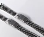 Jubilee Bracelet Stainless Steel Watch Parts For 20mm Curved End Links Fly Adjustable Clasp For SN0008 SN0128 SNBD-G0128 - Image 3