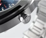 SN026-G-C GMT 39.5mm mechanical watch 100 meters waterproof self-design with HANGZHOU 6460 movement - Image 3