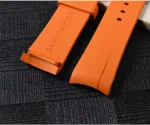 Fluorine Rubber Strap 20mm Curved End Links Watch Parts High Quality Waterproof Watch Band For BB58 SN008-G Series and BB GMT SN054-G models SF0008 - Image 3