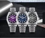 SN0053-G2 39mm Diver Watch NH35 Automatic Mechanical Sapphire blue/purple/gray gradient dial
