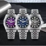 SN0053-G2 39mm Diver Watch NH35 Automatic Mechanical Sapphire blue/purple/gray gradient dial