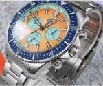 SN0118-JS 40mm Original Design Fashion Men Chronograph Sports Watch Peacock SL-4801 Movement Waterproof 200m Gradient Dials - Image 2
