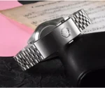 SN0128-4 40mm NH35 BB Diver Watch snowflake hands Automatic Mechanical Sapphire black PINK dial - Image 12