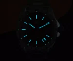 SN0129-B-1 39mm NH34 Luxury Men's Business Dress GMT Watch Automatic Mechanical Date Windows Waterproof 100m Luminous With Red Agate and Green Jade Dial - Image 8