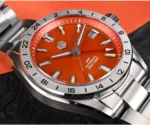 SN0129-B-1 39mm NH34 Luxury Men's Business Dress GMT Watch Automatic Mechanical Date Windows Waterproof 100m Luminous With Red Agate and Green Jade Dial - Image 2