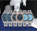 SN0133-G 40MM New NH35 Movement Mechanical Watch BGW-X1 Lume 200M Water Resistant