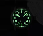 SN0143-G 40mm YN55 Diving Watch Automatic Pilot Style Simple Mechanical Wristwatch Sapphire Nylon Strap Waterproof 100m - Image 14