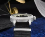 SN0143-G 40mm YN55 Diving Watch Automatic Pilot Style Simple Mechanical Wristwatch Sapphire Nylon Strap Waterproof 100m - Image 2