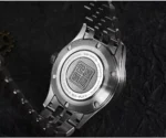 SN0144-CG2 39mm Luxury Men's Business Dress Watch 90S5 Automatic Mechanical Waterproof 100m Luminous Coin Pattern Dial - Image 9