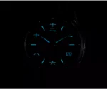 SN0144-CG2 39mm Luxury Men's Business Dress Watch 90S5 Automatic Mechanical Waterproof 100m Luminous Coin Pattern Dial - Image 7