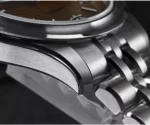 SN0144-CG2 39mm Luxury Men's Business Dress Watch 90S5 Automatic Mechanical Waterproof 100m Luminous Coin Pattern Dial - Image 5