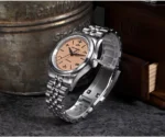 SN0144-CG5 39mm Luxury Men's Business Dress Watch 90S5 Automatic Mechanical Waterproof 100m Luminous Spark Pattern Dial - Image 3