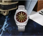 SN0144-GX-5 39mm Luxury Men's Business Dress Watch 9015 Automatic Mechanical Waterproof 100m Luminous JIAN ZHAN Porcelain Pattern