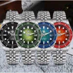 SN0148-GX 37.5mm Miyota 9015 Movement Mechanical Watch BGW-X1 Lume Gradient Dial 200M Water Resistant