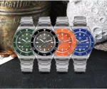 SN0151-GL-S 39mm Original Design Dive Watch Automatic Mechanical Miyota 90S5 Waterproof 200m wave texture MOP dial BGW-X1 Luminous with stainless steel bracelet