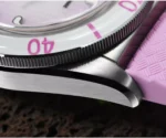SN0151-GS 32.5mm Original Design Female Dive Watch Quartz Ronda 703 Waterproof 200m wave texture MOP dial BGW-X1 Luminous - Image 5