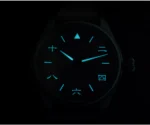 SN033-C 39.5mm mechanical military pilot watch with coin edge bezel 100 meters waterproof YN55 movement - Image 7