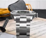 Watches SN033-G2 38.5mm mechanical military pilot watch with coin edge bezel 100 meters waterproof NH35 movement - Image 2