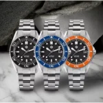 SAN MARTIN New SN0036-C Men Diving Watch Helium Value ST2130 Automatic Mechanical Luxury Vintage Black Dial Waterproof 600m