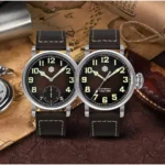 44.5mm Pilot Men Watch Military Style Automatic Mechanical Watch with YN55A Movement SN095-G-DA