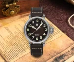40mm Pilot Watch Military Style Automatic Mechanical Watch with PT5000 and SW200 Movement SN095-G-X