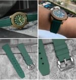 Imported rubber diving strap 20mm waterproof watch strap F001 - Image 2