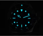 San Martin New SN0126-GL 42mm Diver Watch 600M waterproof Mercedes Hands Miyota 90S5 Automatic Mechanical Sapphire BGW-X1 Lume Gradient Dial helium valve - Image 7