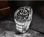 San Martin New SN0126-GL 42mm Diver Watch 600M waterproof Mercedes Hands Miyota 90S5 Automatic Mechanical Sapphire BGW-X1 Lume Gradient Dial helium valve - Image 3