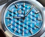 SN0149-GB 40mm Original Design Dive Watch Automatic Mechanical Miyota 90S5 Waterproof 100m 3D effect cube pattern MOP dial BGW-X1 Luminous SAN MARTIN - Image 2