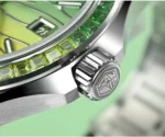 SN0150-A 39mm Original Design Dive Watch Automatic Mechanical Miyota 9015 Waterproof 100m Spliced/Mixed Color MOP dial BGW-X1 Luminous Color Stone Bezel SAN MARTIN - Image 6