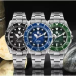SN0154-G 40mm Original Design Dive Watch Automatic Mechanical ST2130 Waterproof 300m Gradient dial BGW-X1 Luminous